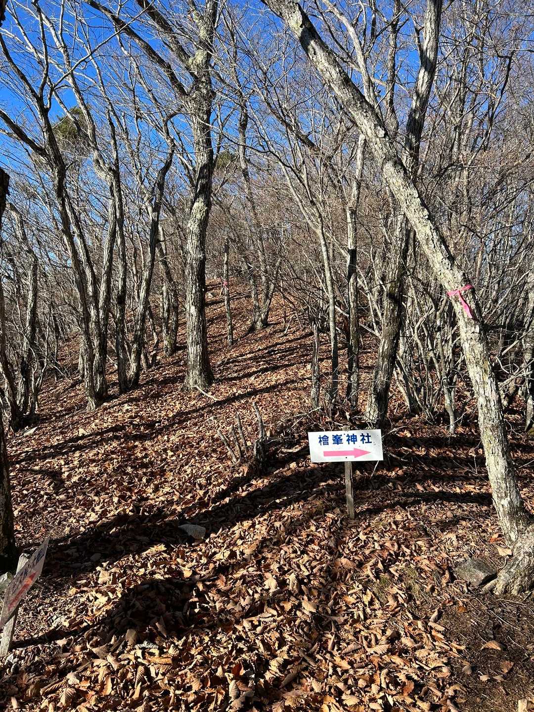 下山は波線の釈迦ヶ岳第三ルートがかなり急らしいので第一登山道を使いました。