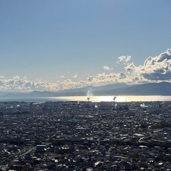 達磨山も見える