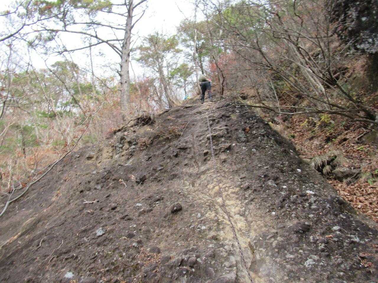 これが今回のルートの最後の長い鎖場
よっしゃ！来い