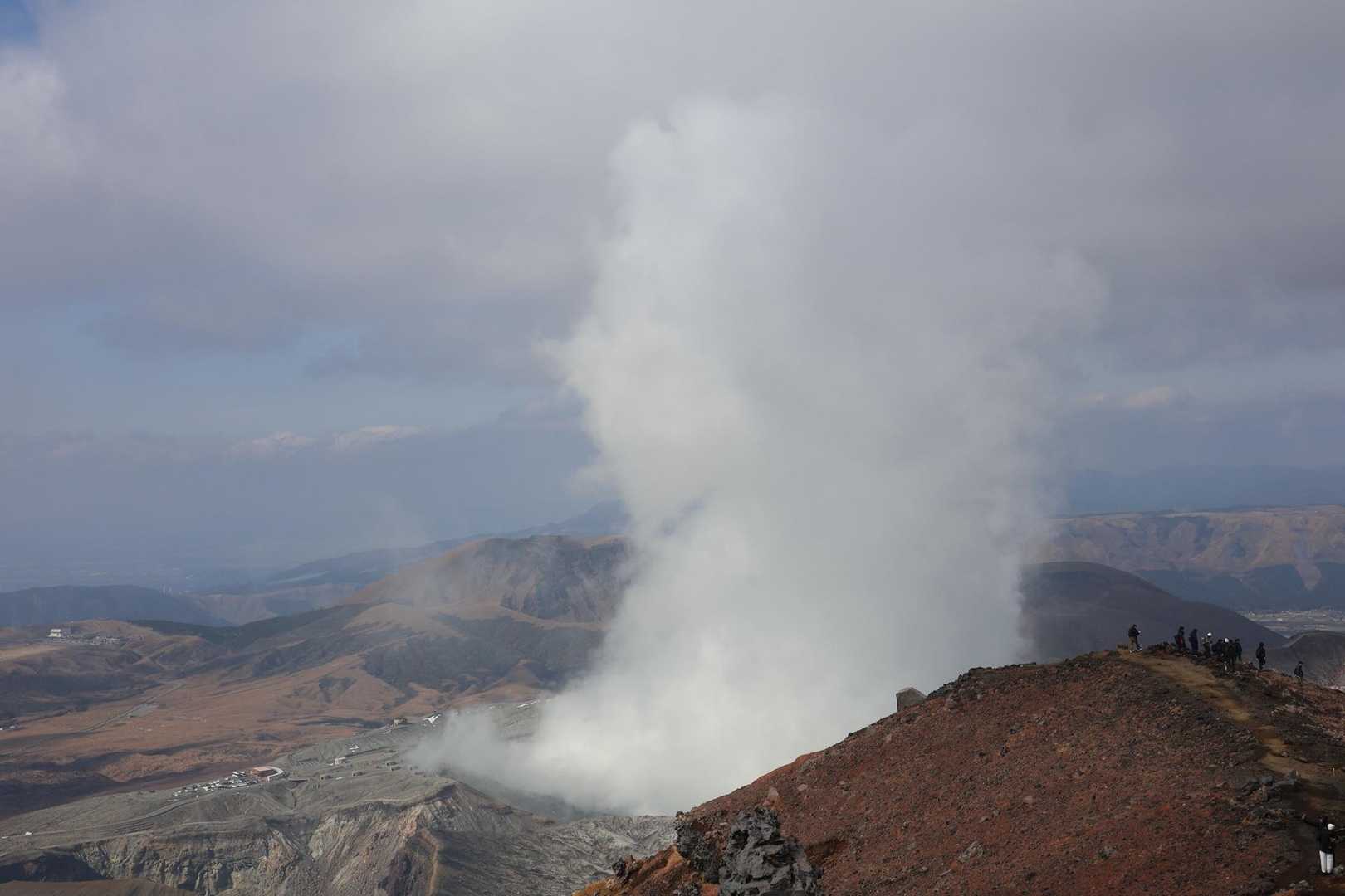 中岳-砂千里登山口 往復コースの写真
