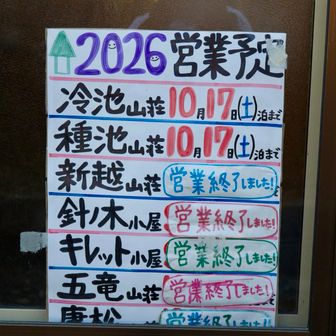 小屋閉まると寂しくなりますね。