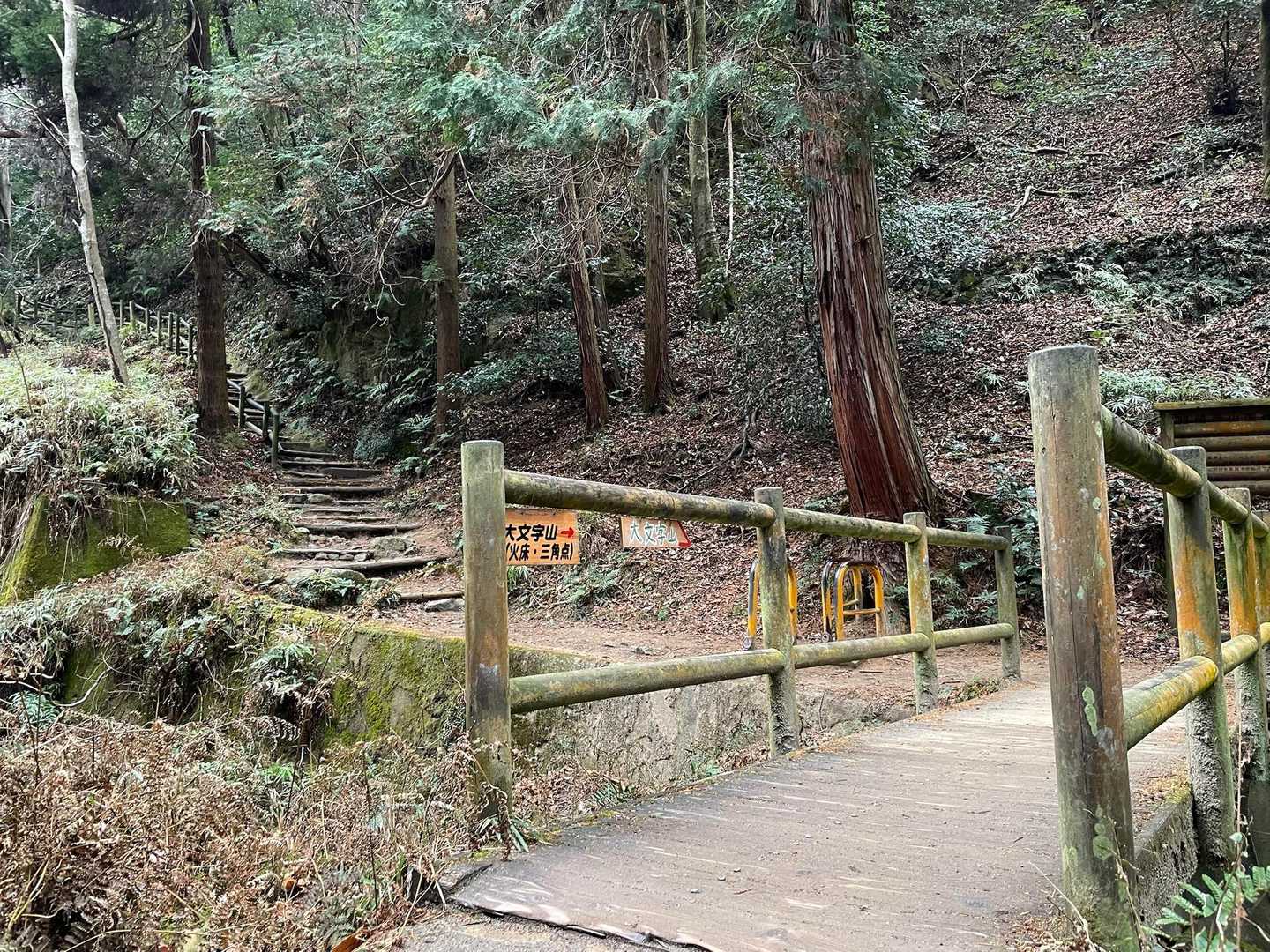 八神社登山口-大文字山 往復コースの写真