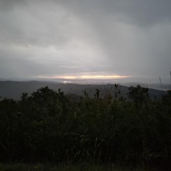 5時半の福山
少し太陽が見えました