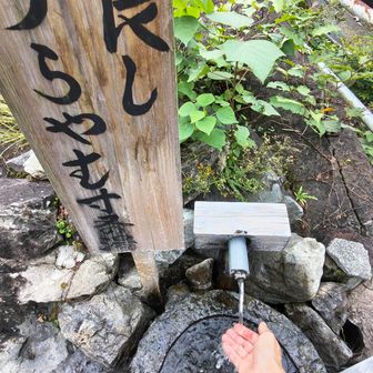 足湯ならぬ手湯♨️😌