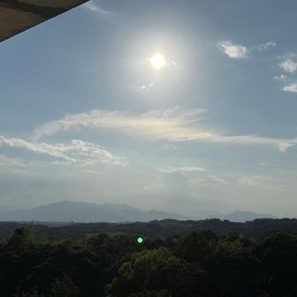 経が峰見える〜