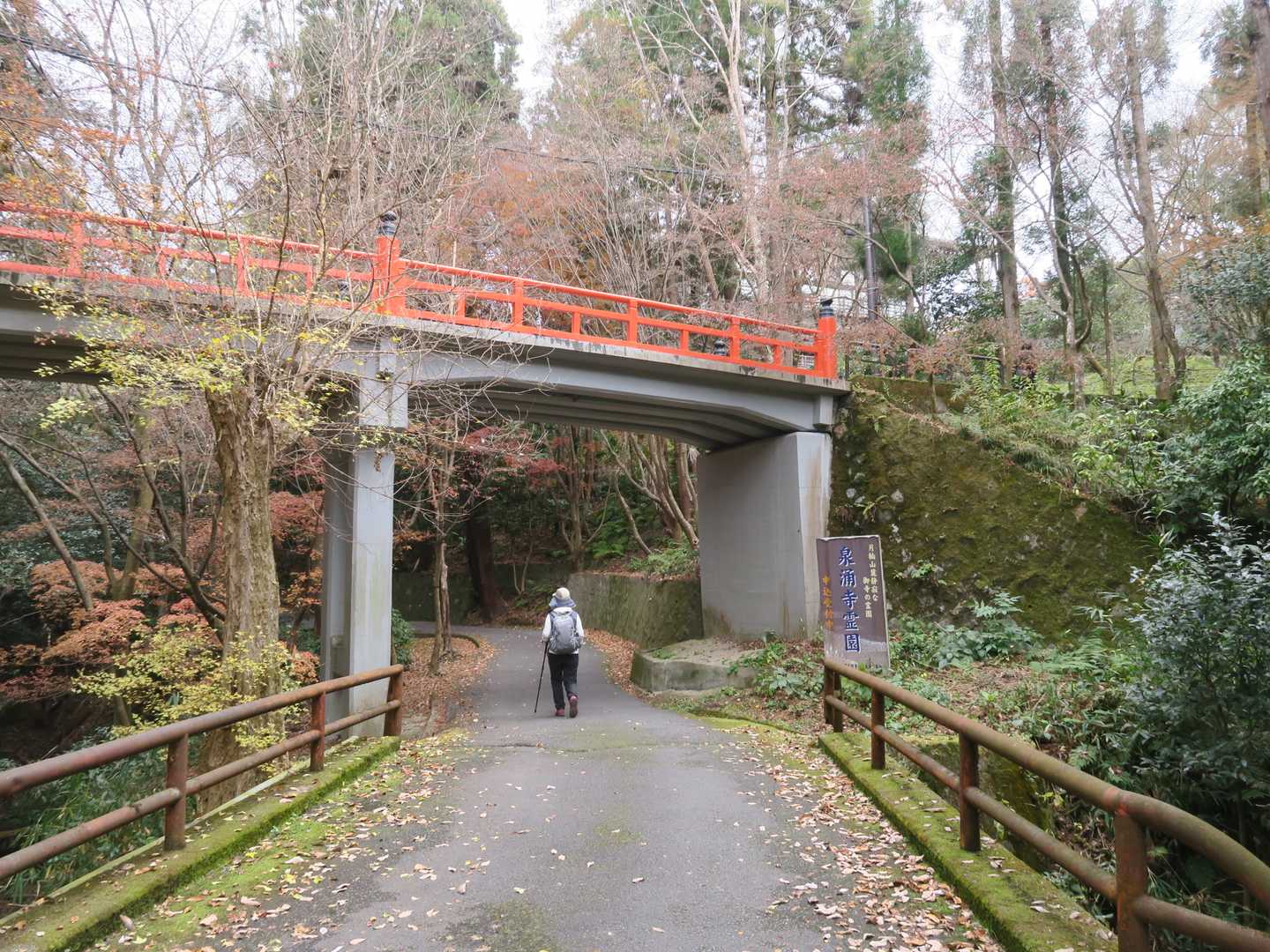 今熊野観音寺そばを通る。