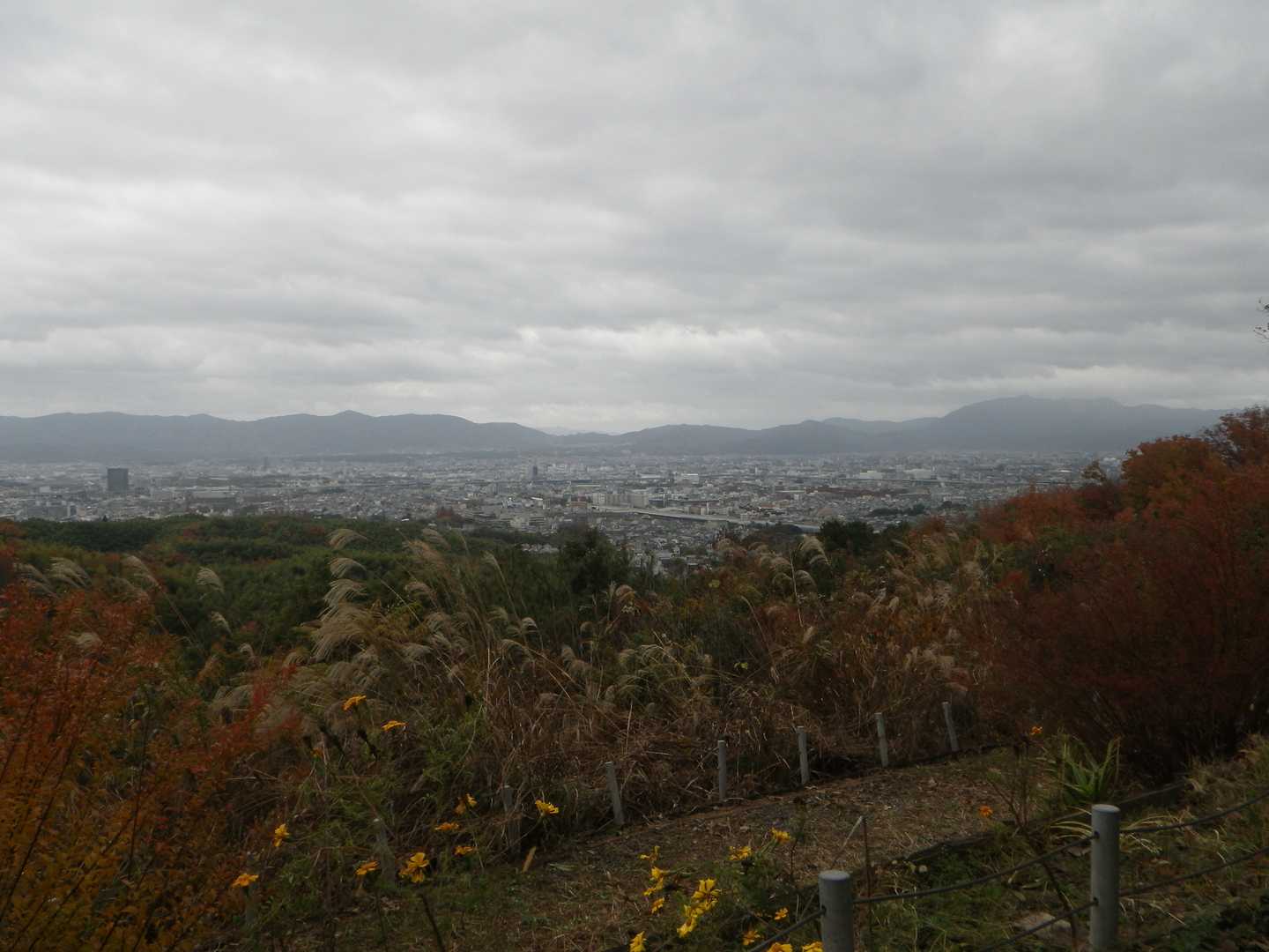京阪電車　伏見桃山駅-近鉄　桃山御陵前駅-大岩山-京都一周 縦走コースの写真