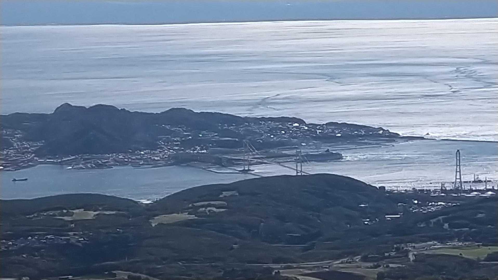 祝津埠頭に着岸した模様