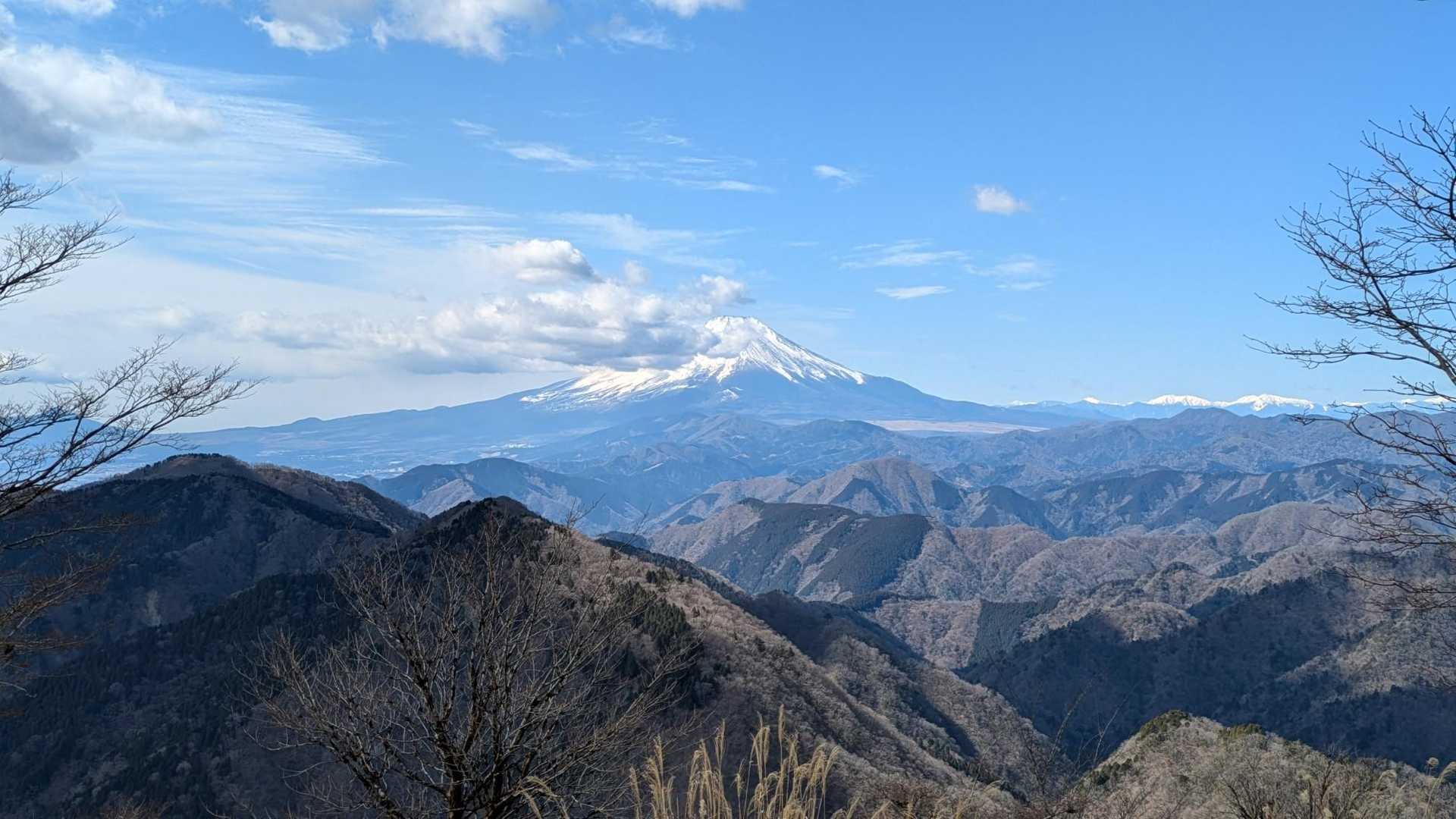 大倉バス停-後沢乗越-鍋割山-栗ノ木洞-櫟山-寄バス停 縦走コースの写真