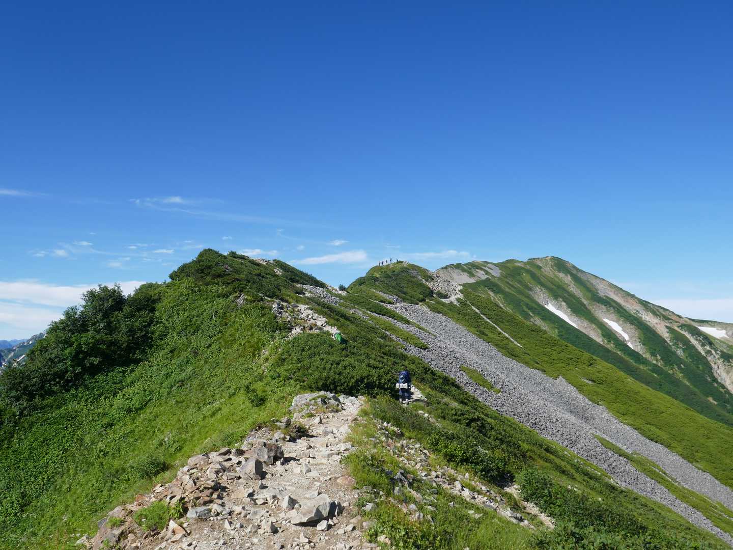 栂池ロープウェイ 自然園駅-栂池登山道入口-天狗原-乗鞍岳 往復コースの写真
