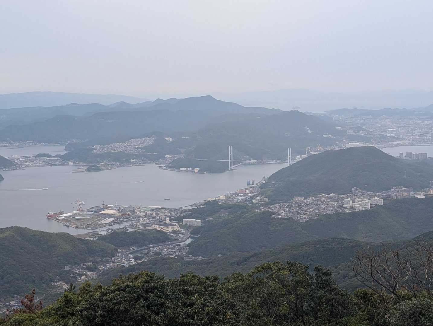 女神大橋や稲佐山
稲佐山行こうと思ったけどお天気悪いのでやめておく