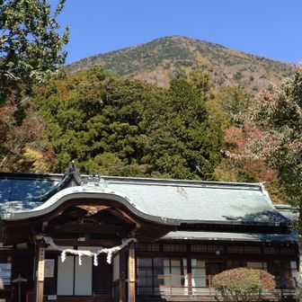 御神体の男体山を前に安全祈願してきました🙏