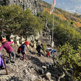 降りる方が大変。
皆んなビビってた