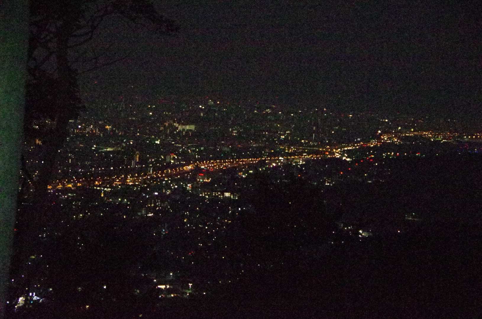 都市高の明かり