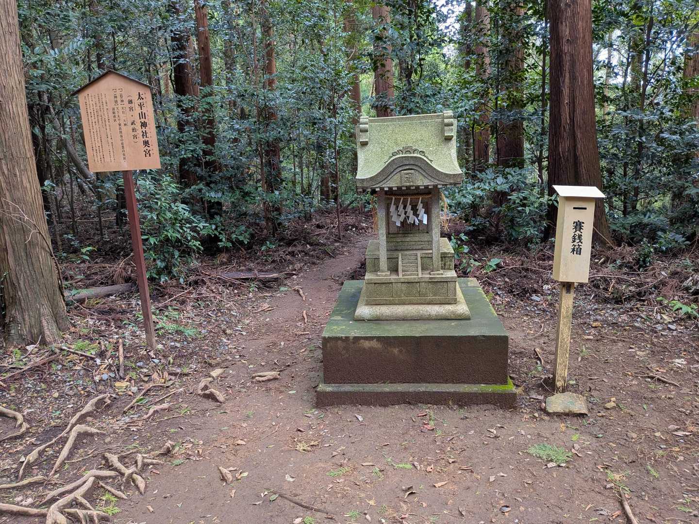 大平山神社奥宮
参拝