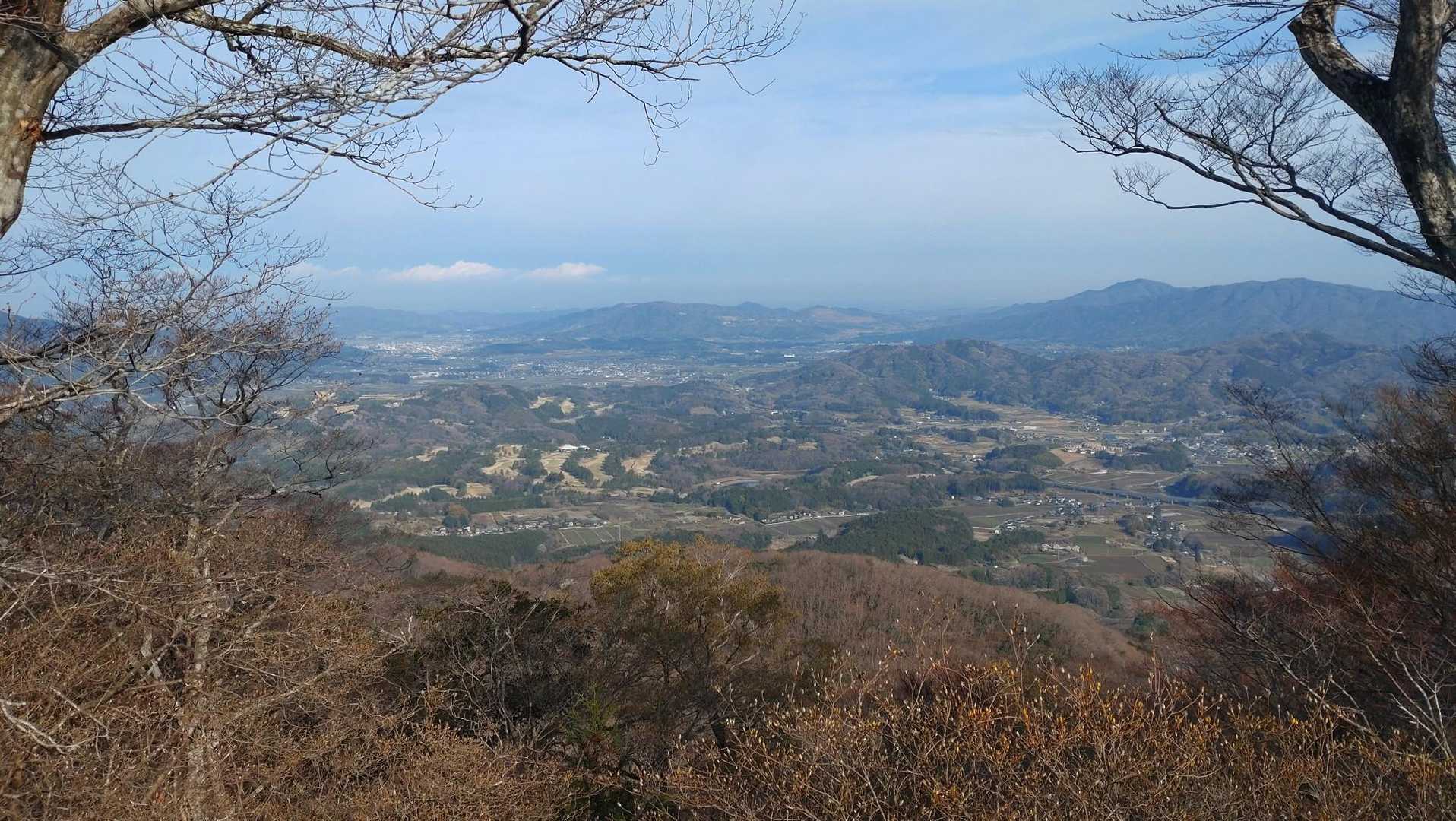 福原駅-吾国山-道祖神峠-難台山-大福山-団子石峠-南山- 縦走コースの写真