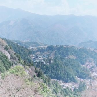 ここからは…久遠寺展望スポット
