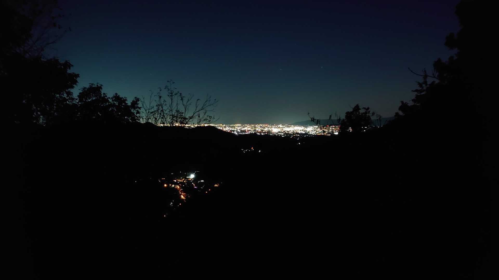 岐阜の夜景が見えました