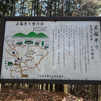 五つの神社が祀られている