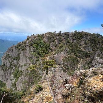 後傾山からの傾山