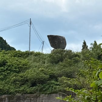 奥日田林道開通記念碑が見えて今日の活動終わり🔚