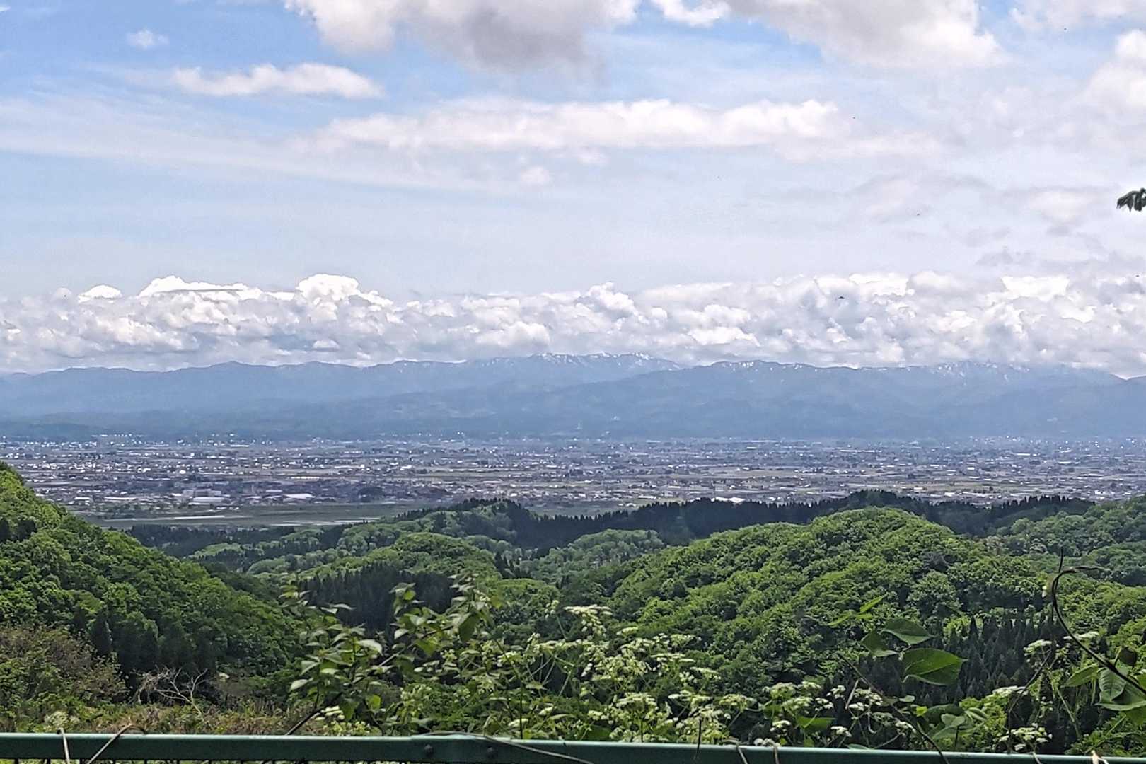 市街地がよく見える😃