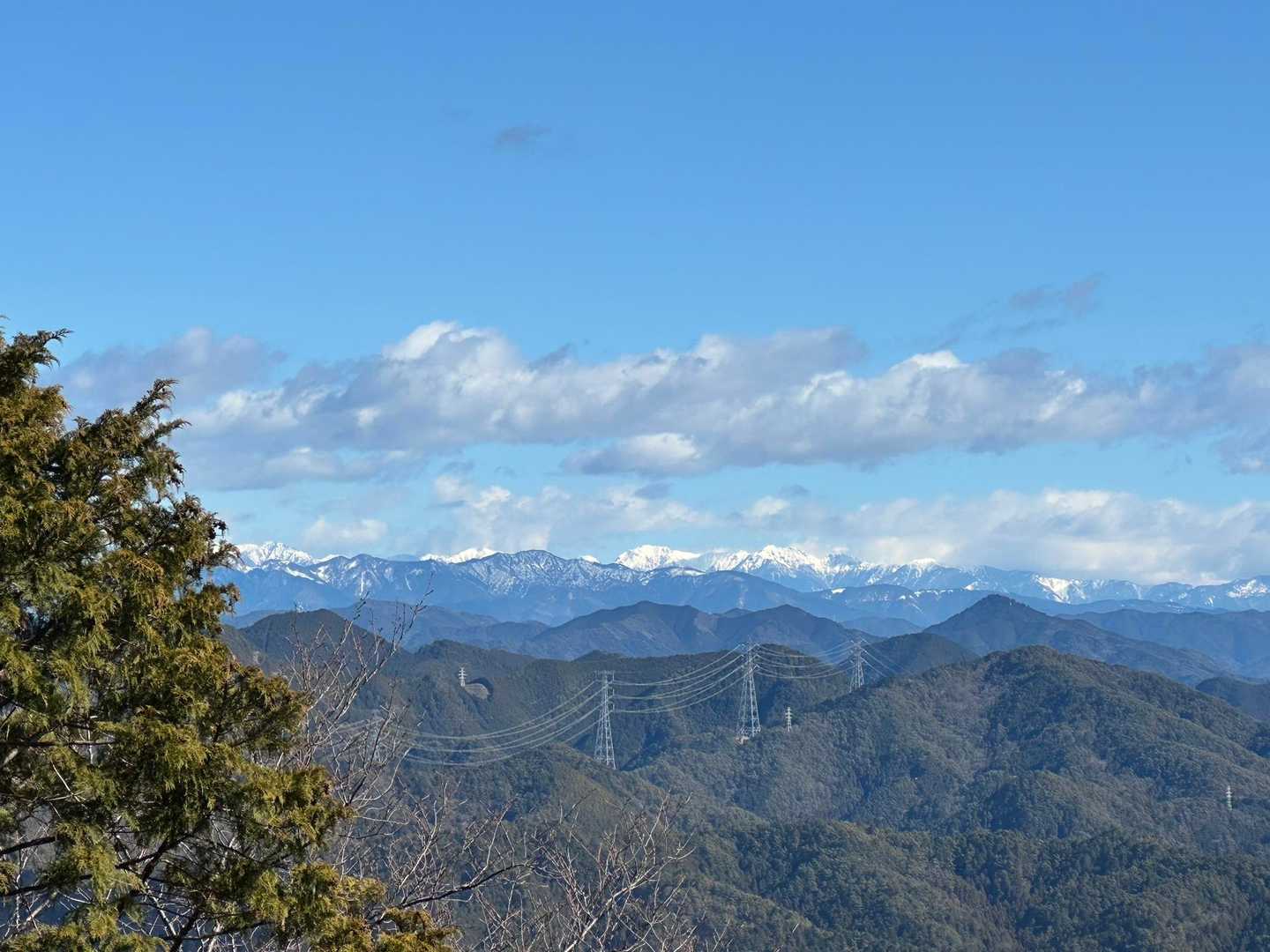 中央アルプス方面⛰