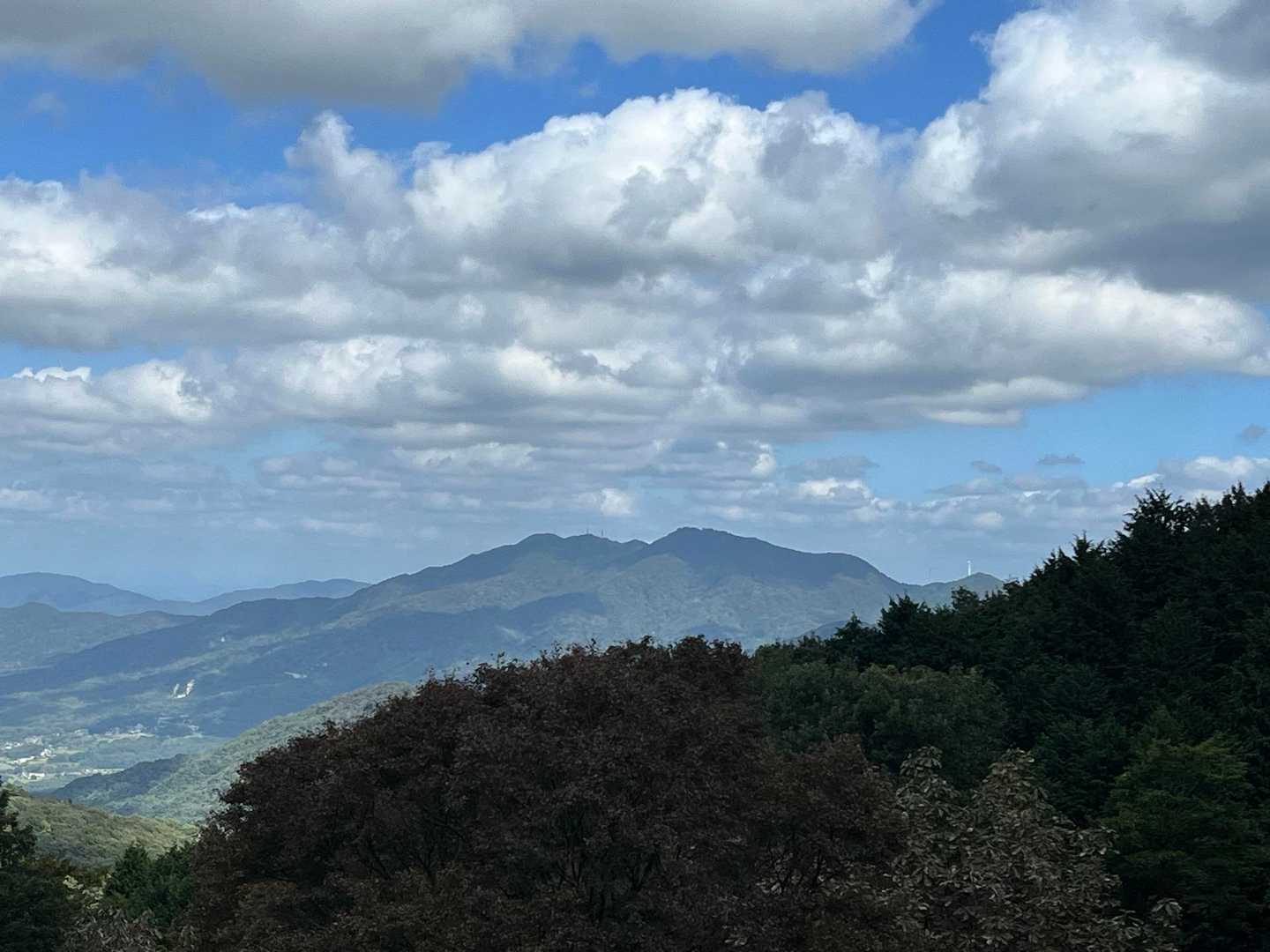 おー、加波山？かな？