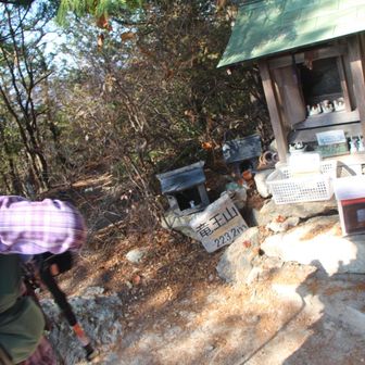 竜王山到着
標識⑩