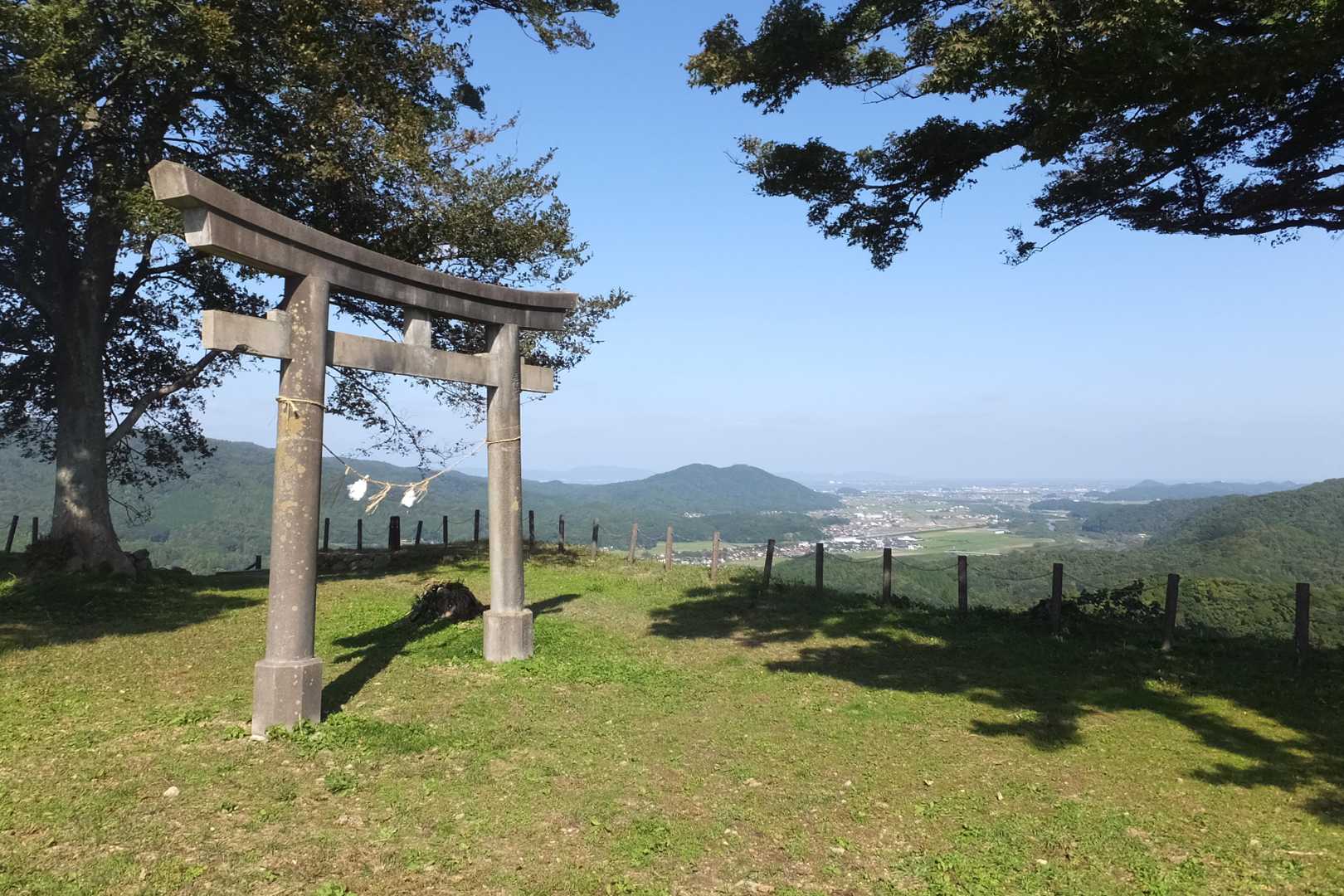 月山-月山富田城 本丸跡 往復コースの写真