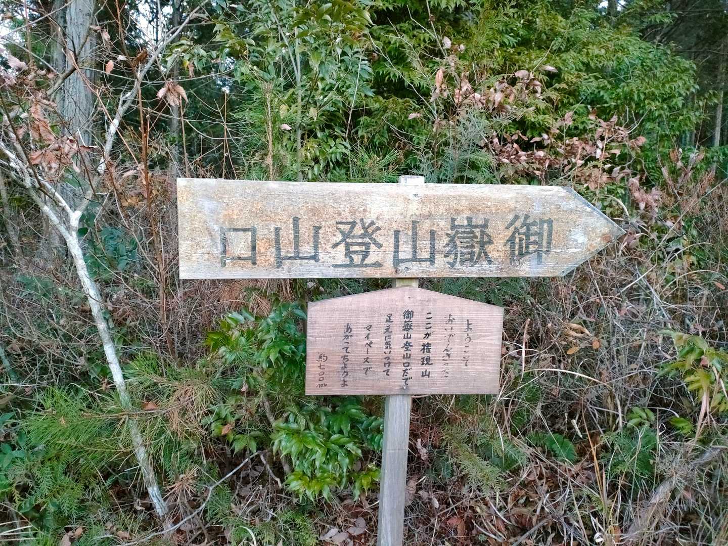 口山登山嶽御
右から読みます😗