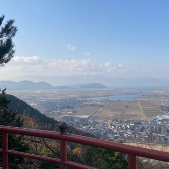 北向観音からの大展望💕。