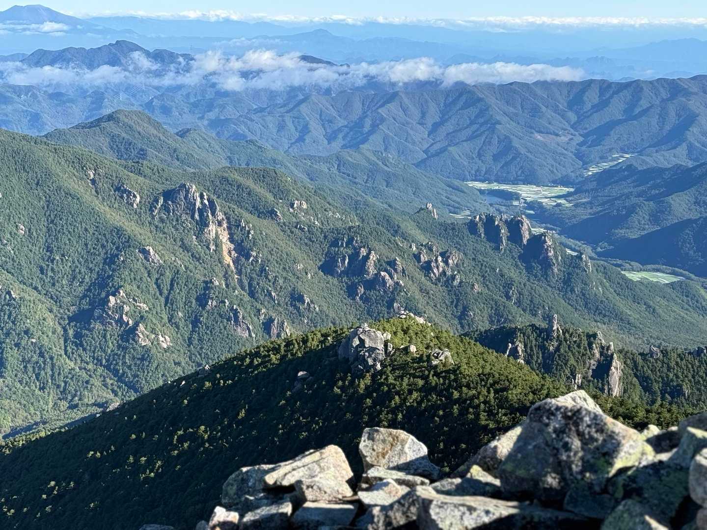 大弛峠-朝日峠-朝日岳-金峰山-北奥千丈岳 周回コースの写真