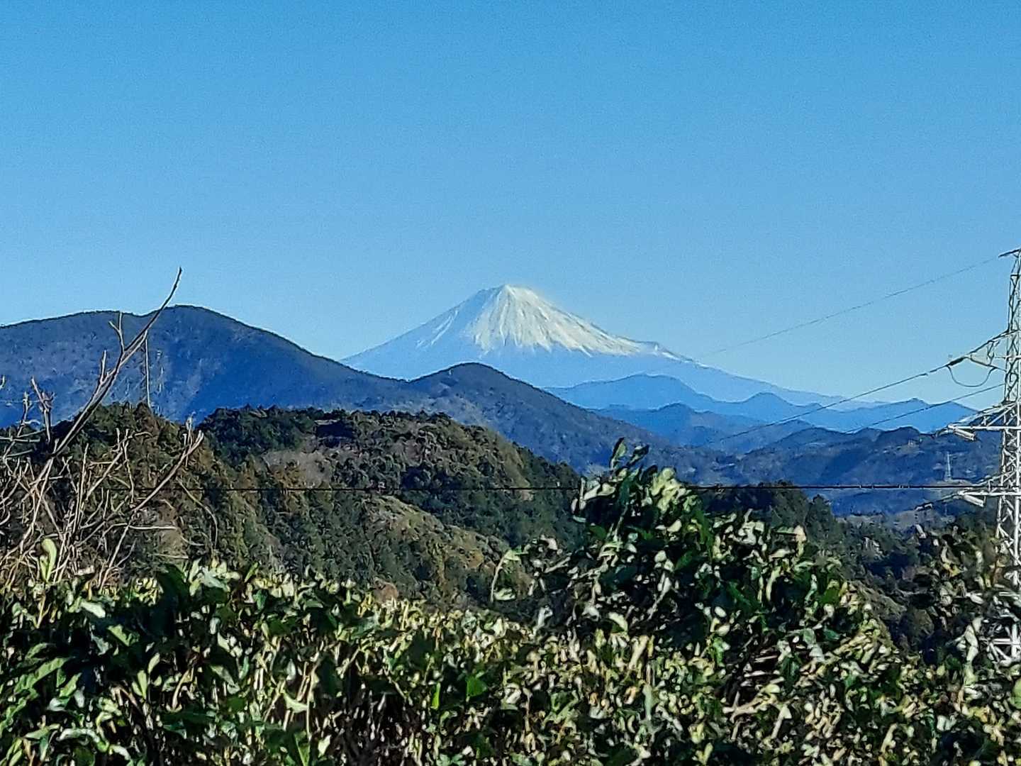 今日もきれいな富士山に会えました。