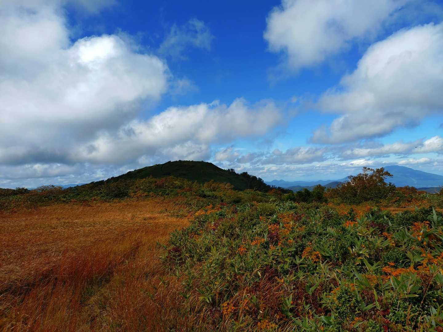 紅葉🍁と田代岳。