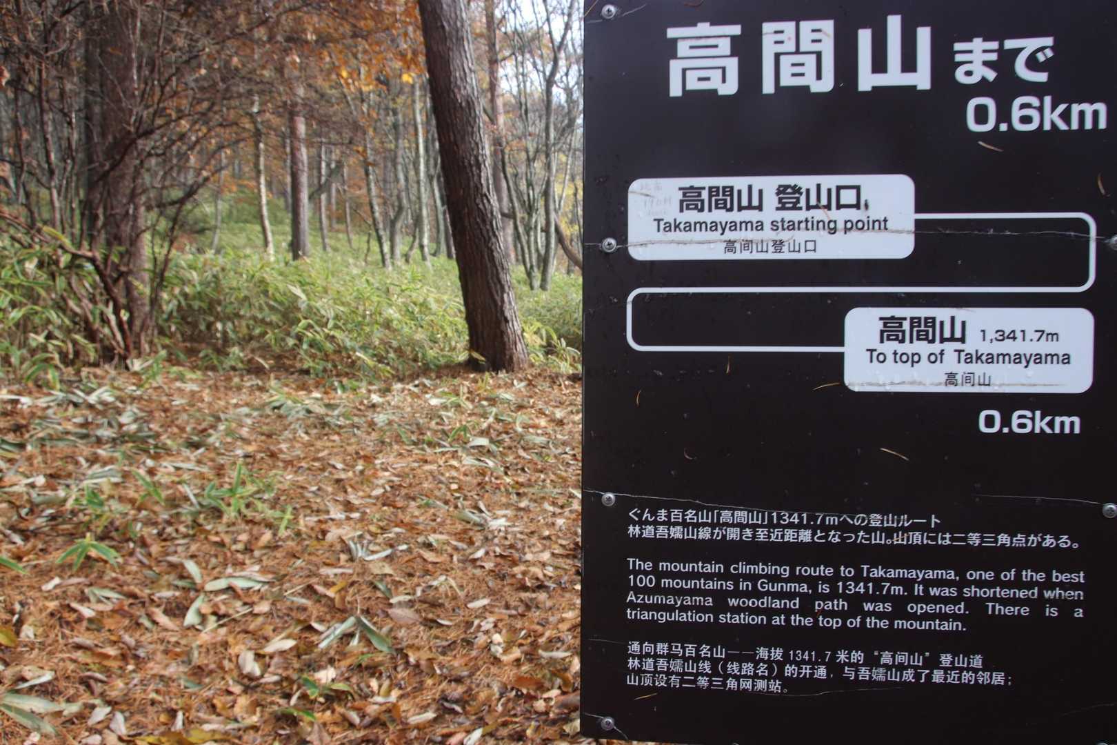 高間山まで0.6キロ！
こーゆー登山がいいんだよ♪