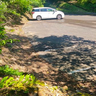 駐車場ゴール
１台だけ