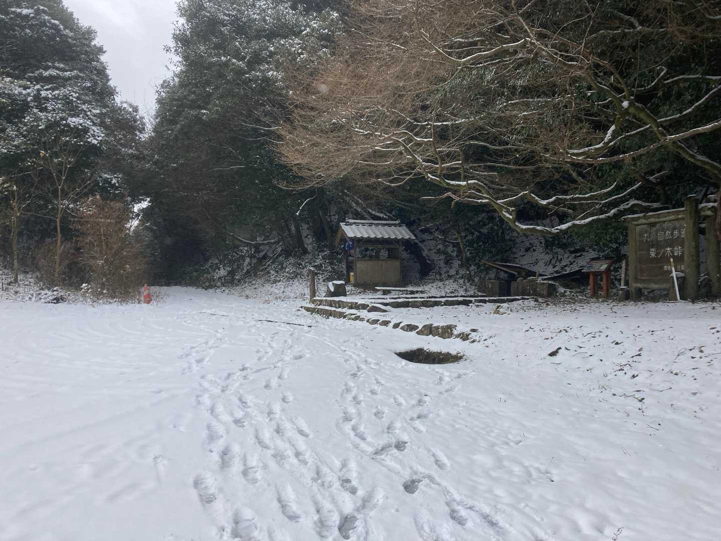 もう軽アイゼン付けよう