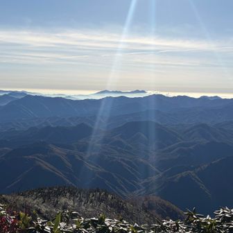 会津の山々と高原山。荒海山やら会津の色んな山も登りたい。