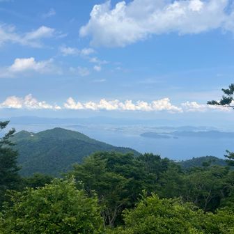 コヤマノ岳からの景色。