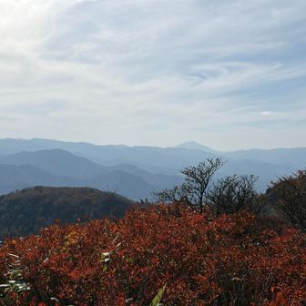 燧ヶ岳が遠くに‼️