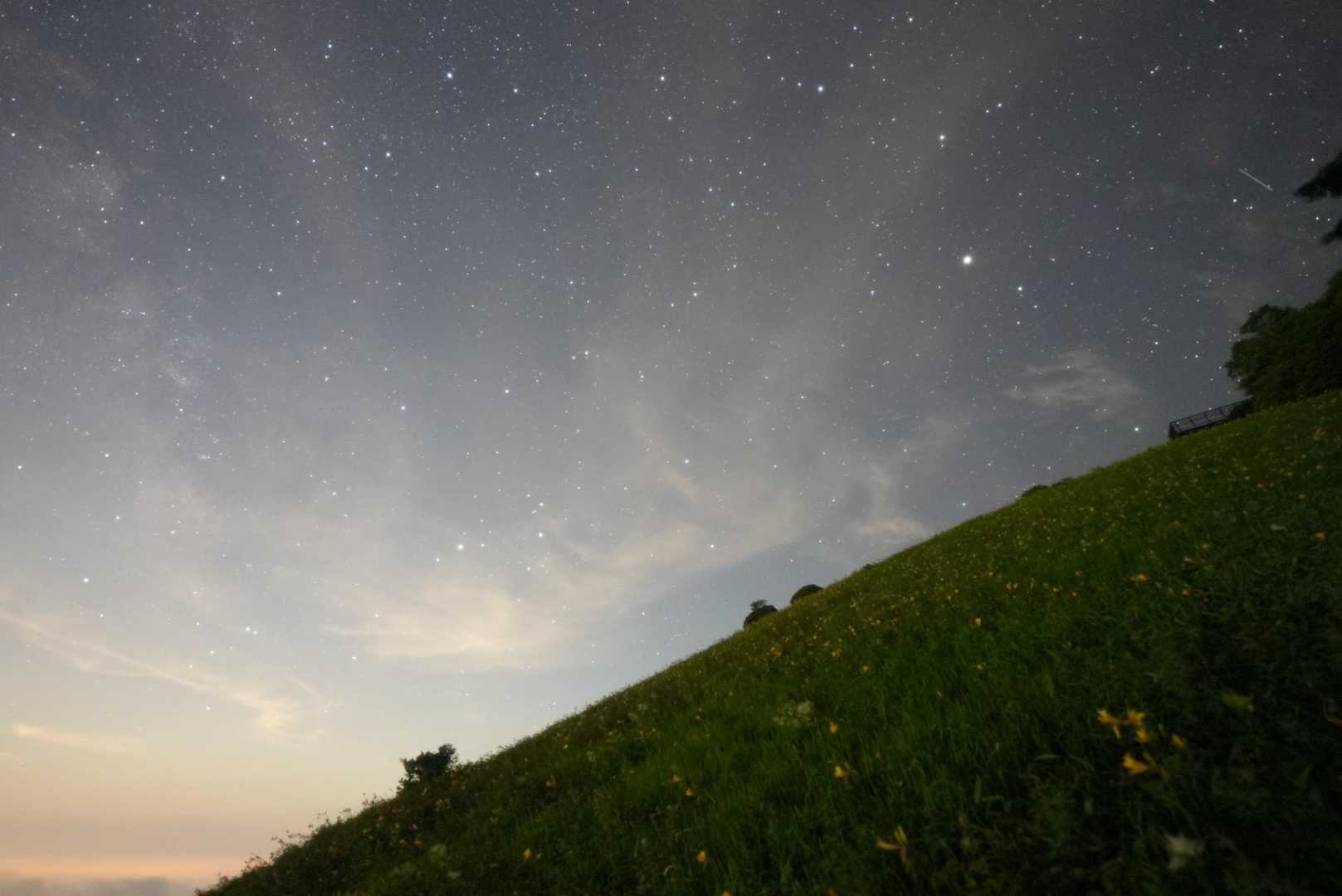 天の川🌌は雲の中☁️