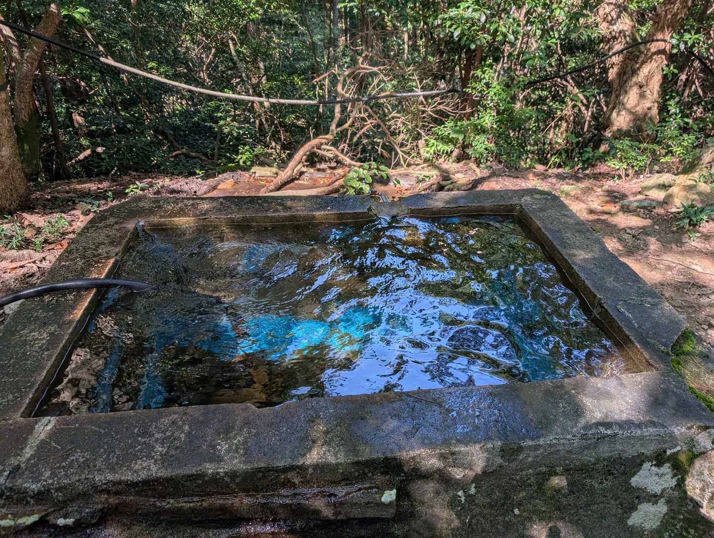 水場✨手洗うだけでもスッキリ😆