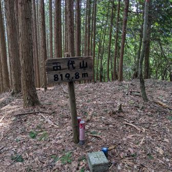 田代山山頂
三角点あり