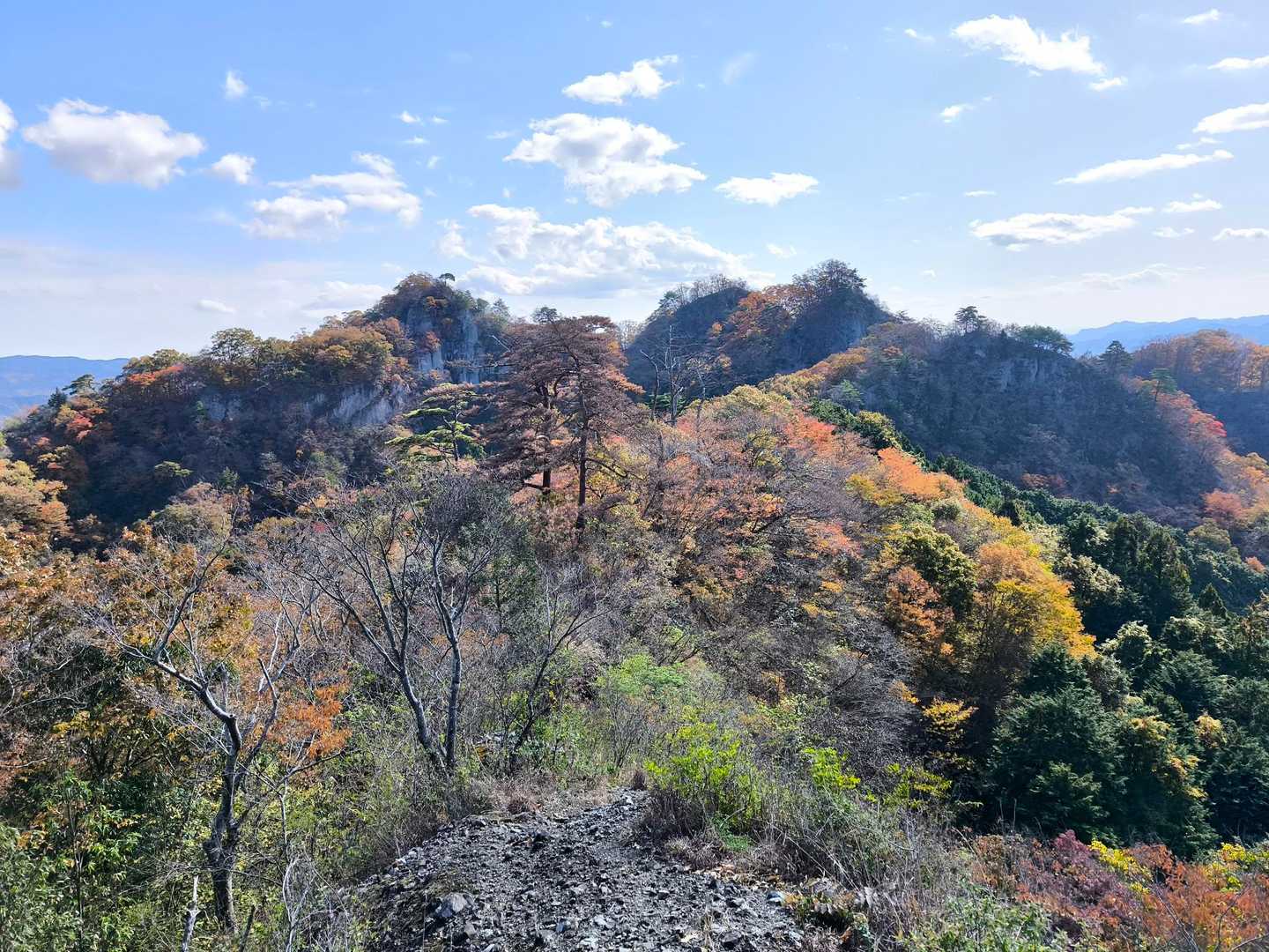 三角点峰から先のトレイルが素晴らしかった✨