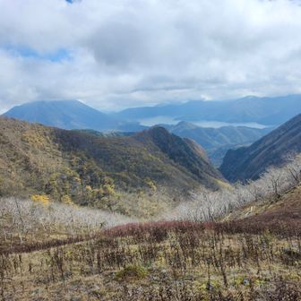男体山と中禅寺湖