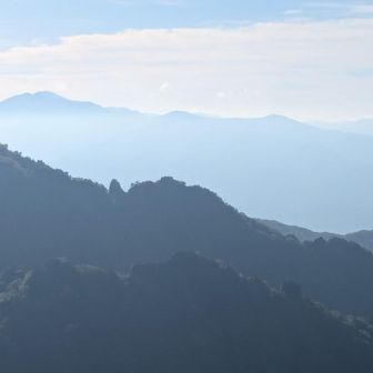 あれが前回歩いた不動岳