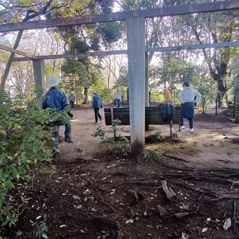 うわっ！ラジオ体操のグループ😅20人以上？苦手です🤣