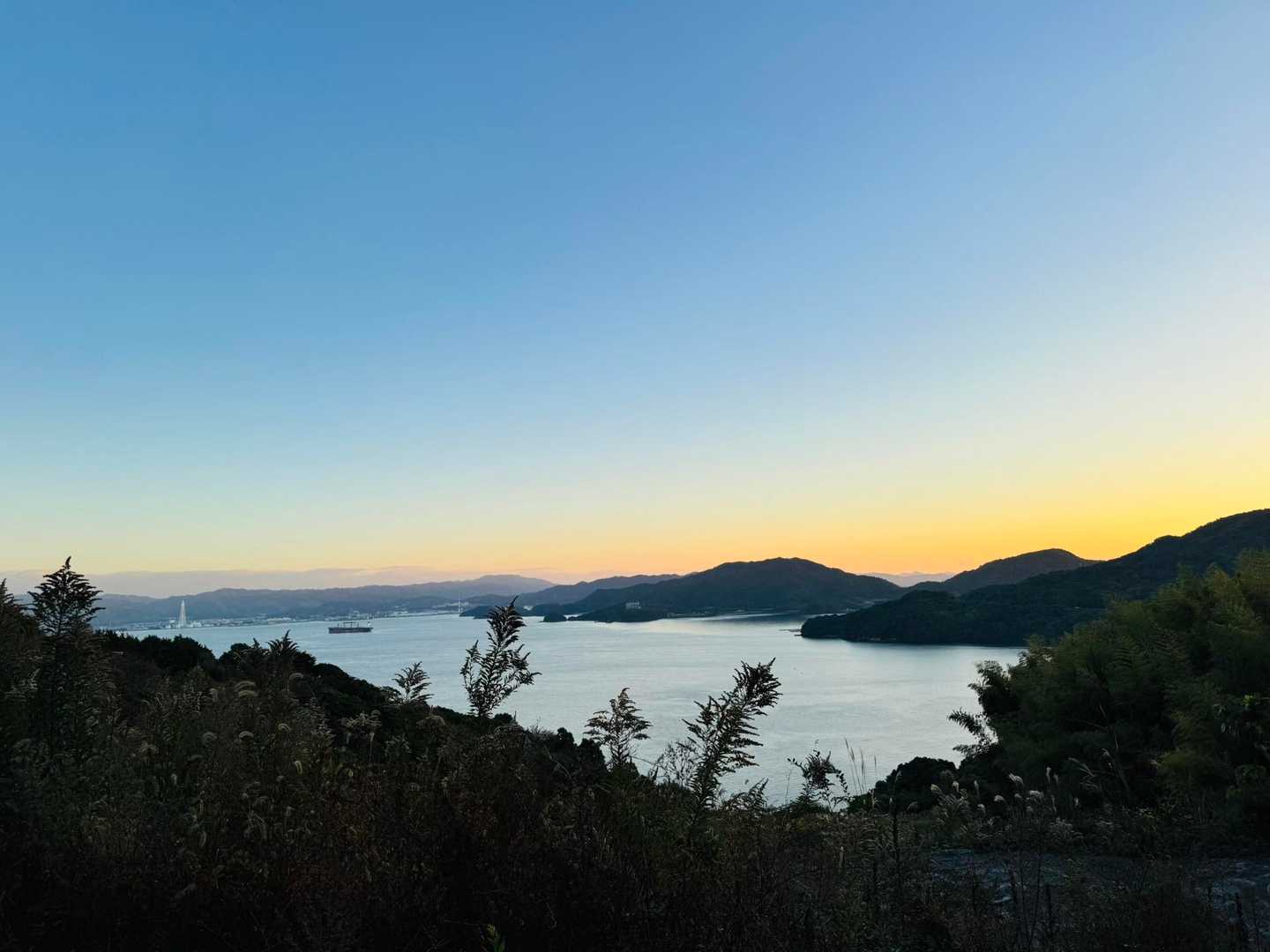 あー朝日出てきたね！
島だからくまさんはきっといないと思う🧸