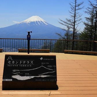 こちらがセカンドテラス。
バスで登って来られます。